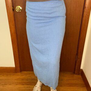 Abercrombie and Fitch Linen Blend Maxi Skirt